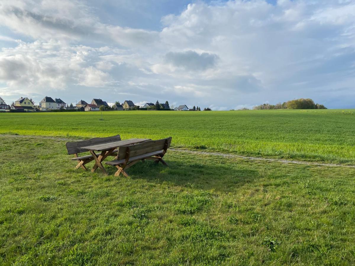 Ferienwohnungen Am Feldrain - Gornau Im Erzgebirge Zschopau المظهر الخارجي الصورة